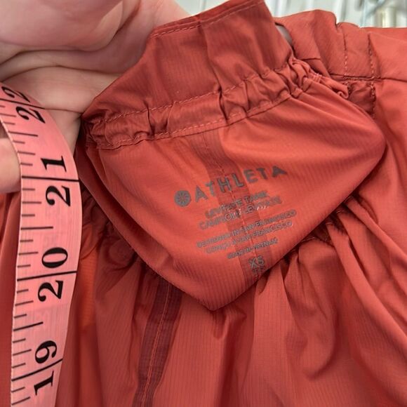 Athleta Terracotta Levitate Run Drawstring Tank Top - Picture 7 of 8